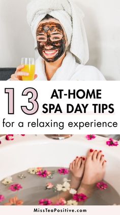 How to pamper yourself on your day off? Here are 13 best spa day at home ideas to help! These include the ultimate list of relaxing things to do on a at-home spa day at night before bed, how to have a spa day at home by yourself in the bath, what to do on a pamper routine after work in the evening or on Sunday, checklist of easy, simple & luxury stay at home spa day ideas for girls, for teens, for mom and daughter, how to do a perfect DIY aesthetic self care gift basket with spa products & more! Cracked Heel Remedy, Sunday Checklist, Cracked Heel Remedies, Diy Home Spa, Pamper Routine, Spa Day Party, Home Spa Day, Relaxing Things To Do, Diy Spa Day