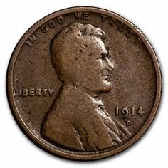 an old penny with the words liberty on it