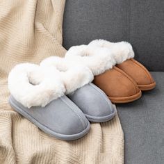 These fur lined slippers are perfect for keeping your feet warm thorughout the winter months and they would even make a perfect Christmas gift! Winter Months, Chestnut, The Winter, Faux Fur, Buy Online