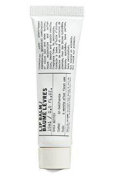 What it is: A nonsticky, nonglossy lip balm.What it does: This unscented, plant-based formula is made with shea butter to nourish, olive oil to moisturize and jojoba seed to soften. It comes in an easy-to-squeeze tube. Style Name:Le Labo Lip Balm. Style Number: 5465186. Easy Lip Balm, Buddhist Temples, Peony Root, Rough Hands, Soften Lips, Smooth Lips, Almond Oil, Hand Cream, Beauty Gift