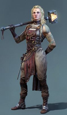 Viking Woman, Viking Warrior, Female Character Design