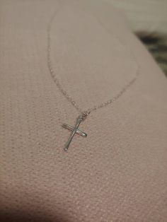 This simple cross necklace is all sterling silver  The last picture is an example of how the necklace will be packaged. Please select which chain length you prefer. Thank you! Simple Cross Necklace, Cross Necklace Simple, Silver Cross Necklace, Simple Cross, Sterling Silver Cross Necklace, Sterling Silver Cross, Silver Cross, Sterling Silver Chain, Necklace Silver