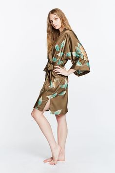 This beautiful, short kimono wrap is a perfect addition to your everyday lineup. Purchase this Aimi cover-up robe for yourself from KIM + ONO today! Daywear Kimono With Tie Waist And Kimono Sleeves, Kimono Sleeve Robe With Tie Waist For Daywear, Elegant Robe With Tie Waist And Kimono Sleeves, Daywear Robe With Tie Waist And Kimono Sleeves, Elegant Open Front Kimono With Tie Waist, Wrap Kimono With Tie Waist For Daywear, Daywear Wrap Kimono With Tie Waist, Silk Wrap Robe With Tie Waist, Elegant Belted Robe With Kimono Sleeves