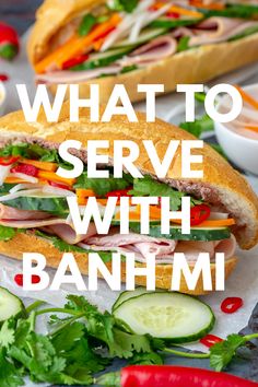 what to serve with banh mi