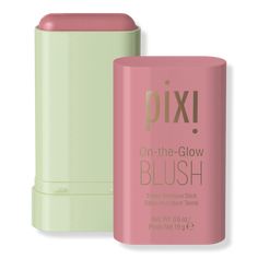 On-the-Glow Blush Tinted Moisture Stick - Formulated with ginseng, aloe vera, and a unique mix of fruit extracts, Pixi's On-the-Glow Blush Tinted Moisture Stick provides a hint of natural colour while hydrating and conditioning skin.BenefitsVitamin packed for antioxidant benefitsComplements all skin tonesCan be used on cheeks & lipsOne sweep colour payoffHydrating solid cheek tintFeaturesParaben-freeNot tested on animals - On-the-Glow Blush Tinted Moisture Stick Preppy Makeup, Pixi Beauty, Fotografi Vintage, Beauty Products Drugstore, Makeup Items, Aftershave, Makeup Essentials, Setting Spray, Blush Makeup