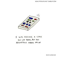 a drawing of a game controller with the caption i was feeling a little get off today but you definitely tried me on