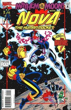 Nova (1994 2nd Series) 12 Thunderbolts Marvel, Comic Book Room, Make A Comic Book, Nick Fury, Marvel X