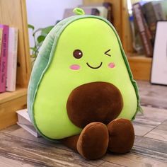 Shop Stuffed Winky Avocado Plush - Goodlifebean Black Friday Sale | Plushies | Giant Teddy Bear Avocado Plush, Plush Toy, Avocado, Fruit, Green