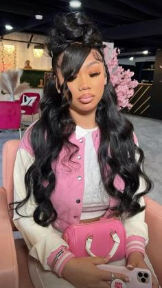 30 Inch Wig Hairstyles, Half Up Half Down Lace Front Wig, Lace Front Updo Styles, Updo 2022, Low Bun Hair, Sweet 16 Hairstyles, Wig Installs, Sleek Ponytail Hairstyles