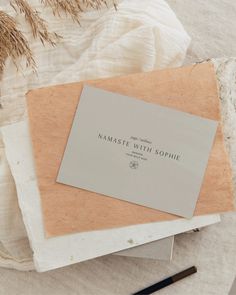 A soft, beachy brand design for a a yoga and surf business, Namaste with Sophie. This brand features a palm tree pattern in a pastel color palette and hand-drawn illustrations of seashells, a longboard, and surfboard, a lotus flower, and a hibiscus flower. The logo designs are minimal with a coastal, modern flair. It is peaceful and calm while still having a feminine, boho vibe. #AmarieLaelDesign Pastel Color Palette, Yoga Branding, Palm Tree Pattern, Coastal Modern, Pastel Colour Palette, Tree Pattern