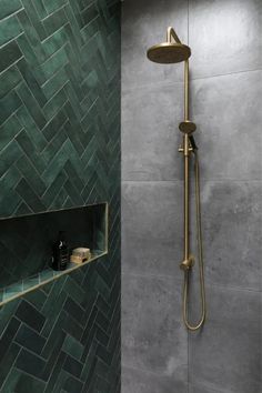 dark green bathroom makeover ideas dark green bathroom nature-inspired ideas dark green bathroom organization ideas dark green bathroom plants ideas dark green bathroom relaxation ideas bathroom ideas with dark green vanity dark green bathroom ideas with gold white and dark green bathroom ideas french country dark green bathroom ideas dark green bathroom ideas shower curtain dark green bathroom lighting ideas Dark Green Bathrooms, Green Tile Bathroom, Bad Inspiration, Bathroom Redesign, Bathroom Design Decor, Brass Bathroom, Downstairs Bathroom, Bathroom Inspiration Decor, Small Bathroom Ideas