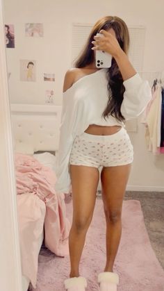 #pjoutfits #pajams #pink #blackgirl #outfits #comfystyle #comfypj #pin #lifestyle  #cuteroom #fyp Pink Sleepwear Aesthetic, Girly Pjs Aesthetic, Comfy Pajama Outfits, Pj Aesthetic Outfit, Baddie Pajama Outfits, Baddie Pjs Outfits, Pajamas Outfit Ideas, Pink Pjs Aesthetic, Cute Sleepwear Aesthetic