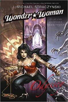 the cover to wonder woman vol 2, featuring an image of a woman in red and white