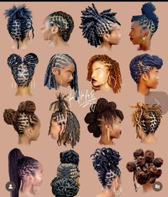 for when you want to switch up the basics Styling Short Dreadlocks Black Women, Styling Locs For Wedding, Prom Hairstyles For Locs, Short Loc Hairstyles For Black Women, Updo Styles For Locs, Locs Hairstyles For Women Shoulder Length, Short Loc Styles For Women Locks, Styles For Short Locs For Women, Short Loc Hairstyles For Women