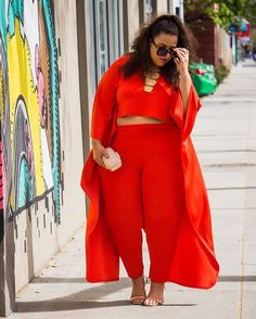 Fashion Plus Size Street Style, Garner Style, Plus Size Looks, Afrikaanse Mode, Big Girl Fashion, Curvy Plus Size, Stylish Clothes, Plus Size Beauty, Moda Plus