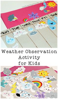 the weather observation activity for kids