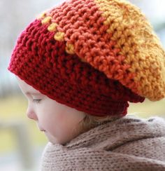 Toddler Crochet Hat, Marley Crochet, Rasta Hat, Toddler Crochet, Easy Crochet Hat Patterns, Easy Crochet Hat, Gradient Yarns, Easy Design, Crochet Baby Booties