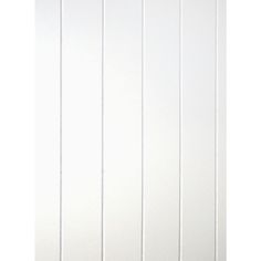 a white door with vertical slats on it