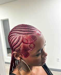 Red Feed In Braids, Short Haircut Tutorial, Short Haircut For Women, Skirts Design, Hair Care Essentials, Haircut For Women, Feed In Braids, Braids Locs, Red Hair Inspo