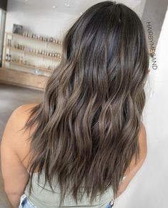 Deep Dimensional Brunette, Milk Tea Balayage On Dark Hair, Sunkissed Hair Brunette Dark, Cool Brown Balayage, Foliage Hair, Color Formulas, Hair Color Formulas, Brunette Balayage