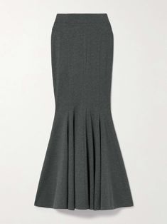 Shop NORMA KAMALI Paneled cotton-blend jersey maxi skirt, Explore the latest NORMA KAMALI women's collection today on NET A PORTER Luxury Fitted Maxi Bottoms, Luxury Winter Skirt, Flared Cotton Jersey Skirt, Fish Skirt Long, Rib Knit Maxi Skirt, Luxury Lined Skirted Bottoms, Hourglass Maxi Skirt, Net A Porter Maxi Skirt, Fitted Knit Midi Skirt