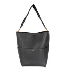 Celine Black Calfskin Medium Seau Sangle Bucket Bag Medium 0.5lb Celine Celine Sangle Bucket Bag, Dahlonega Georgia, Celine Bags, Medium Bags, Luxury Bags, Bucket Bag, Limited Time, Calf Skin, Dust Bag