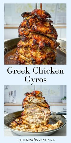 Takeout WHO??? Once you try these homemade Greek Chicken Gyros, you’ll never want to order Greek food from a restaurant again 😌.