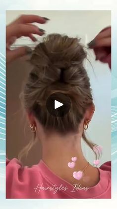 Cute Bun Hairstyles, Perfect Bun, Hairstyle Hairstyle, Cute Buns, Bun Hairstyle, Hairstyles Ideas, Bridesmaid Hair, Hair Updos, Bun Hairstyles