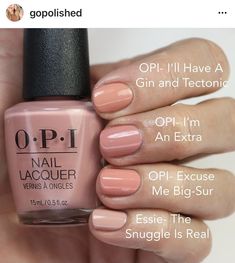 Peach Nails Opi, Makeup Capsule, Audra Style, Rose Pink Nails, Textured Bobs, Fall Toe Nails, Nail Polish Painting, Opi Gel Nails