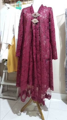 Lace x Tulle Gamis Dress, Outfits Hijab, Outfit Hijab, Hijabi Girl