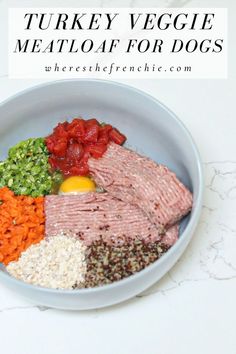 ingredients for turkey meatloaf recipe for dogs Meatloaf For Dogs, Dog Meatloaf Recipe, Ground Chicken Meatloaf, Veggie Meatloaf, Dog Food Recipes Crockpot, Turkey Meatloaf Recipe, Chicken Meatloaf, Turkey Meatloaf Recipes, Diy Turkey