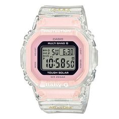 CASIO Baby-G 'White Pink' BGD-5001K-7 (Classic/Solar Energy) Baby G Watch, Baby G, Fly Girl, Casio Watch, Solar Energy, Pink Ladies, Solar, Energy, Pink