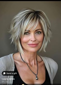 Short Blonde Haircuts For Women Over 50, Short Hairstyles Round Face Plus Size, Layered Shag With Fringe Short, Inverted Choppy Bob, Hair Styles For Double Chin Women, Amy Stran Hair, Messy Short Hairstyle Women, Modern Long Hairstyles, Women In Their 40s