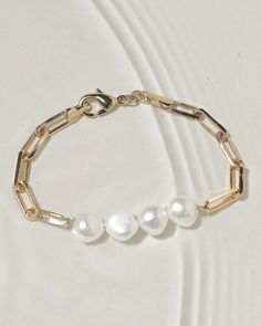 Chunky Pearl Bracelet – James Michelle