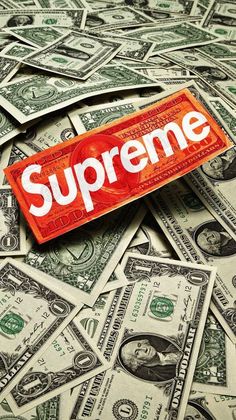 Supreme Wallpaper Iphone, Supreme Wallpapers, Supreme Hypebeast, Money Background, Supreme Iphone Wallpaper, Swag Wallpaper, Supreme Wallpaper, Photography Jobs