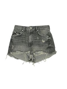 Zara Denim Shorts Size: 4 Bottoms - used. No Fabric Content | Zara Denim Shorts: Gray Bottoms - Size 4 Cheap Zara Denim Shorts, Grey Denim Shorts, Grey Denim, Womens Bottoms, Denim Shorts, Women Handbags, Size 4, Zara, Handbags