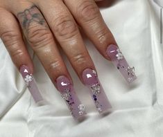 𓆩♡𓆪 @Rome_6 Tapered Square Nails, Cute Short Nails, Retro Nails, Pink Manicure, Square Nail Designs, Cherry Nails, Tapered Square, Creative Nail Designs, Jelly Nails