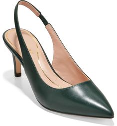 Cole Haan Vandam Slingback Pump (Women) | Nordstrom What Should I Wear Today, What Should I Wear, Designer Pumps, Slingback Pump, Stylish Shoes, Arch Support, Cole Haan, Women's Pumps, Arch