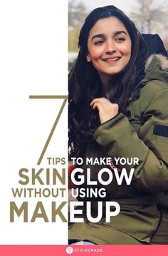 7 Tips To Make Your Skin Glow Without Using Makeup: We solemnly believe that one needs to feel beautiful and confident in their skin both with and without makeup. And to help you feel this way about yourselves, we’ve put together some tips that will boost your skin’s natural glow even when there’s no makeup on. #Makeup #BeautyTips #GlowingSkin #SkinCare #NoMakeup
#skin care routine #skincare product #bubble skincare Skin Glow Tips, With And Without Makeup, Skincare Remedies, Natural Mask, Natural Face Mask, Beauty Habits, Face Mask Recipe, Foot Scrub, Beauty Tips For Glowing Skin