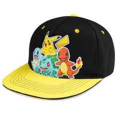 PRICES MAY VARY. Get your anime fan ready for fun in the sun with this Pokemon girls and boys hat in a range of cool designs to choose from These anime merch girls and boys hats are officially licensed Pokemon merchandise This girls and boys bucket hat and cap comes in 1 size suitable for kids and the snapback hat features an adjustable strap for a comfortable and secure fit. See images for the measurements These sun hats for kids feature breathable material and a sweatband inside, a flat peak/p Pikachu Cap, Pokemon Cap, Pikachu Hat, Boys Hats, Pokemon Hat, Pokemon Merchandise, Girls Baseball, Boys Hat, Girl Baseball Cap