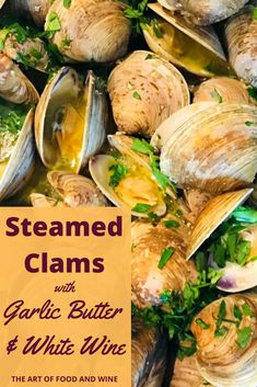 steamed clams with garlic butter and white wine