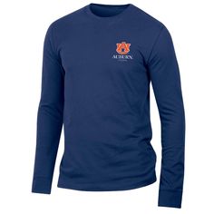 Whether you're a current student, alumni or just a super fan, every Crimson Tide fan needs this officially licensed collegiate long sleeve crew neck tee in their wardrobe lineup. This tee comes in official Clemson colors with distressed team graphics on the center chest and left sleeve to make sure everyone knows who you're rooting for on gameday. The comfortable blend of cotton and polyester makes this the perfect piece to sport as you cheer on your favorite team. Crimson Tide Fans, Memphis Tigers, North Carolina Tar Heels, Auburn Tigers, Crimson Tide, Logo Tees, Active Wear Tops, Crew Neck Tee, Auburn