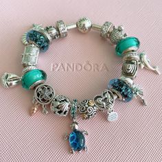 Shells Bracelet, Pandora Essence, Pandora Silver, Shell Bracelet, Pandora Charm, Silver Charm Bracelet