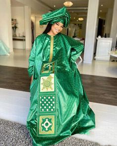 Great Shopping African Dress Women Bazin Riche Dashiki Traditional Kaftan With Head Scarf, Women's Dresses South African Clothes, Traditional Kaftan, Africa Clothing, Embroidered Dresses, African Wedding Dress, African Maxi Dresses, African Fashion Women Clothing, African Fashion Women, African Dresses For Women