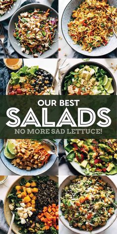 Grain Salad Recipes, Filling Salad Recipes, Grain Salads, Lettuce Salad Recipes, Lettuce Recipes, Potluck Salad, Green Salads, Chopped Salad Recipes