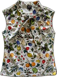 Mod Style, Bow Top, Style Tops, Mod Fashion, Style Clothes, Vintage Lover, Cotton Top, Butterfly Print, Cotton Tops