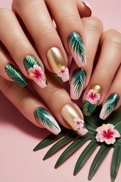 Vibrant Summer Nails, Creative Nail Art, Trendy Nail Designs, Nice Nails, Trendy Nail, Trendy Nail Design