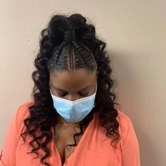 Braided Updo Black Hair, Cutest Hairstyles, Quick Weaves, African Natural Hairstyles, Pony Tails, Twist Braid, Braids Styles, Braided Styles, Braided Ponytail Hairstyles