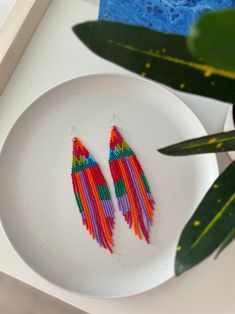 Colorful Beaded Earrings Fringe Seed Bead Earrings Multicolor - Etsy Ukraine Dangle Bead Earrings, Earrings Boho Chic, Boho Chic Earrings, Multicolor Earrings, Chic Earrings, Ethnic Earrings, Seed Bead Earrings, Earrings Boho, Bead Earrings