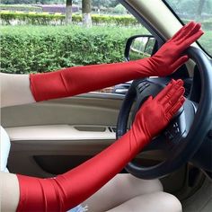 Gloves Aesthetic, Prom Costume, Fall Fashion Accessories, Costume Gloves, Red Gloves, Opera Gloves, Finger Gloves, Everyday Gifts, Driving Gloves